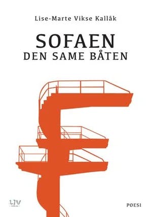 Omslag: "Sofaen den same båten : poesi" av Lise-Marte Vikse Kallåk