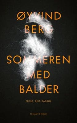 Omslag: "Sommeren med Balder : prosa, dikt, dagbok" av Øyvind Berg