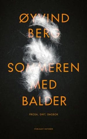 Omslag: "Sommeren med Balder : prosa, dikt, dagbok" av Øyvind Berg