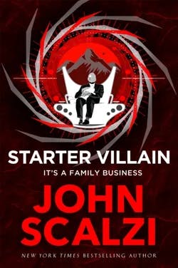 Omslag: "Starter villain" av John Scalzi