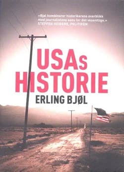 Omslag: "USAs historie" av Erling Bjøl