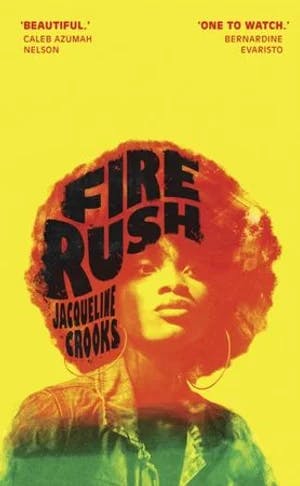 Omslag: "Fire rush" av Jacqueline Crooks