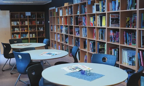Skolebiblioteket på Haraldsvang skole