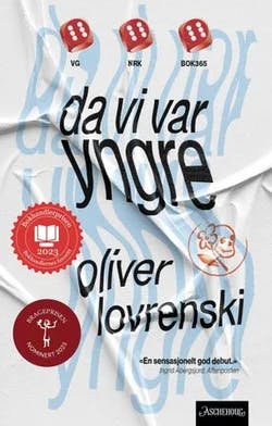 Omslag: "Da vi var yngre : roman" av Oliver Lovrenski